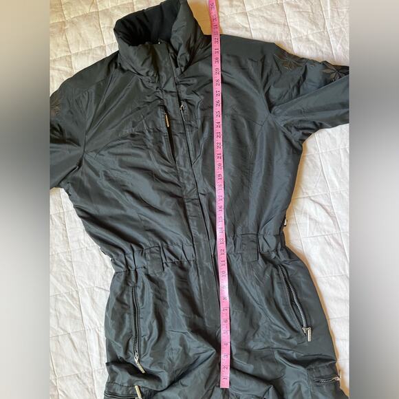 Vintage Fera Signatures Black Fair Isle Snowflake Embroidery Snow Jumpsuit - 12 - Picture 12 of 16